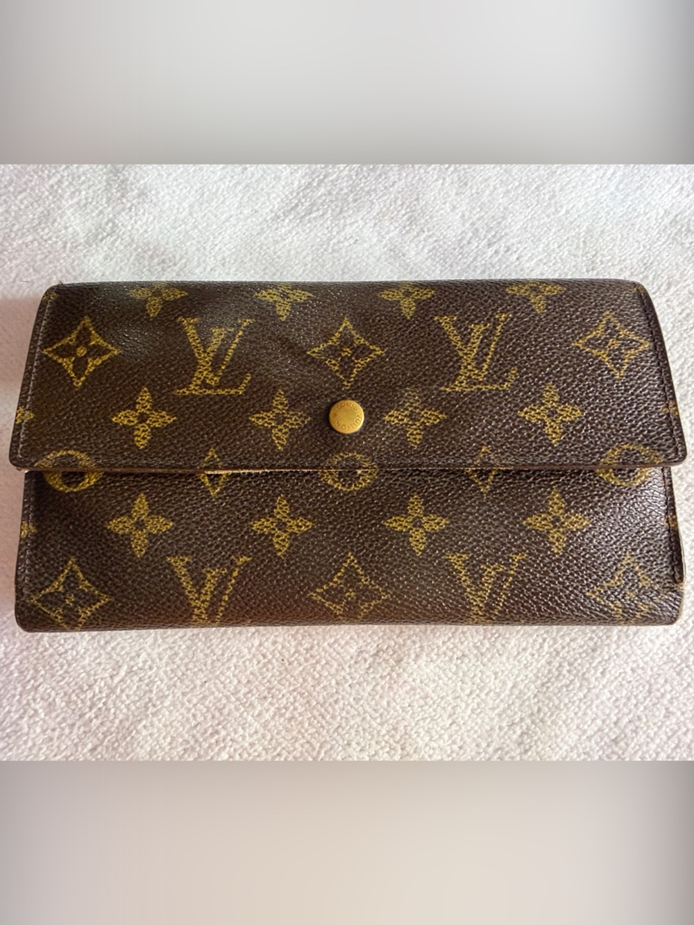 Louis Vuitton Monogram Continental Wallet Preloved condition